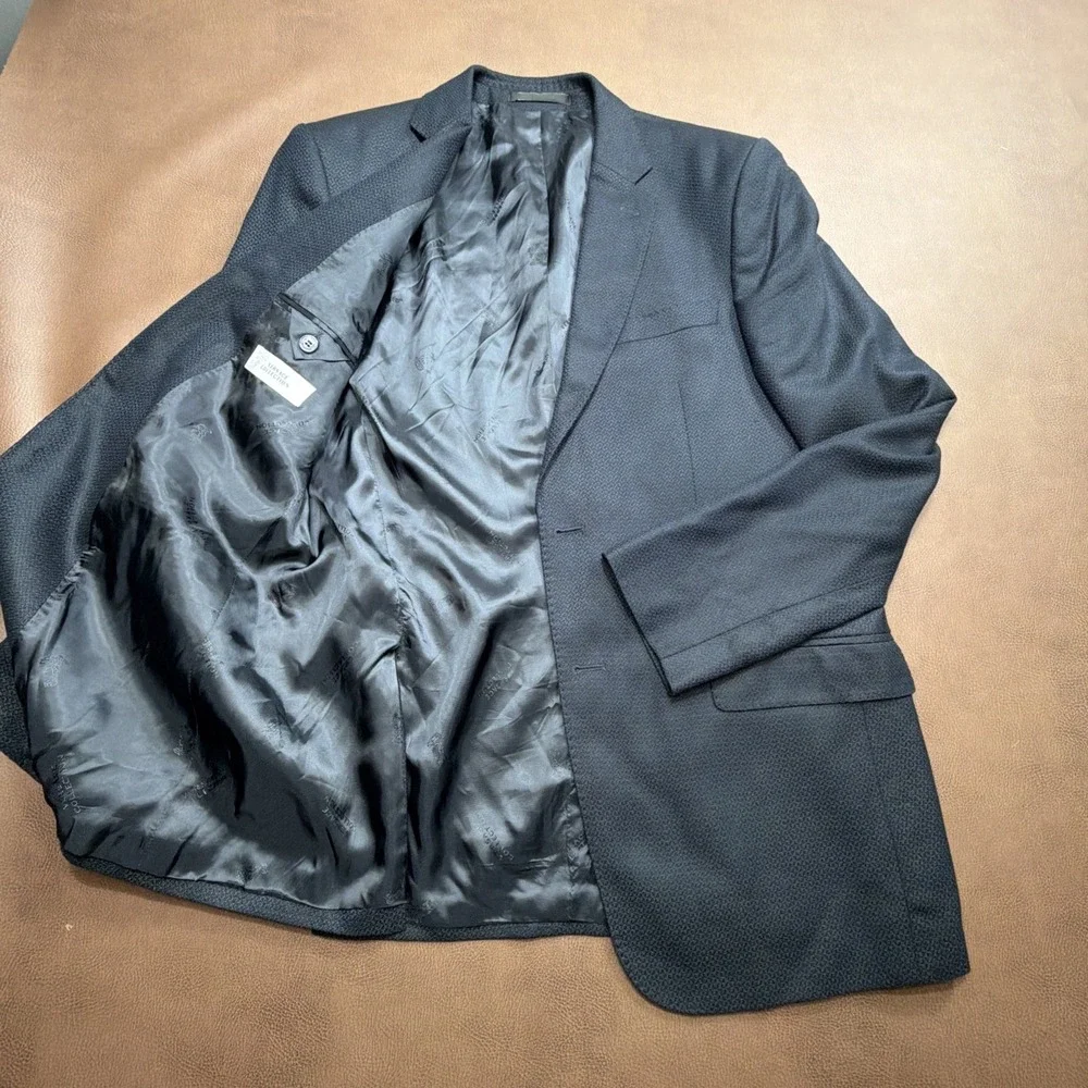 GIANNI VERSACE Collection Sport Coat Blazer Men 40R US / 50 EU Bamboo Patterned
